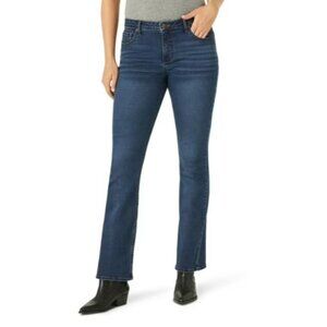 NWT LEE Women’s Shape Illusions Mid-Rise Bootcut Jeans – Blue Lagoon, Size 16P